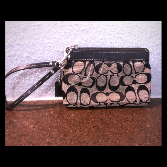 Gently used Authentic Coach wristlet - Picture 1 of 4